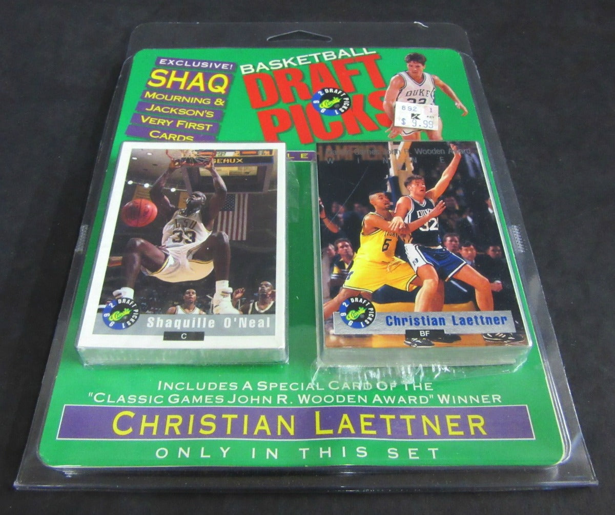 1992/93 Classic Basketball Draft Picks Factory Set