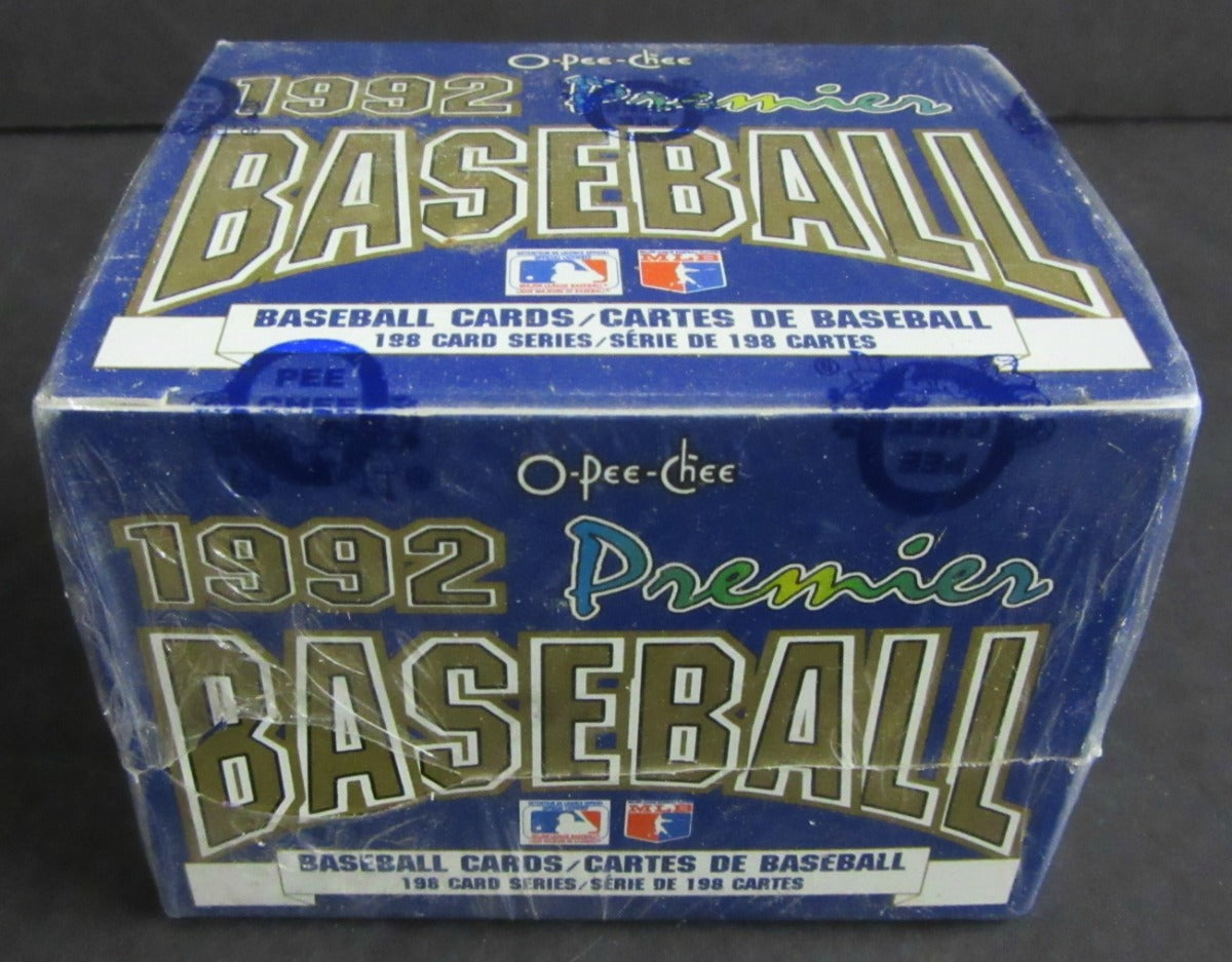 1992 OPC O-Pee-Chee Premier Baseball Factory Set