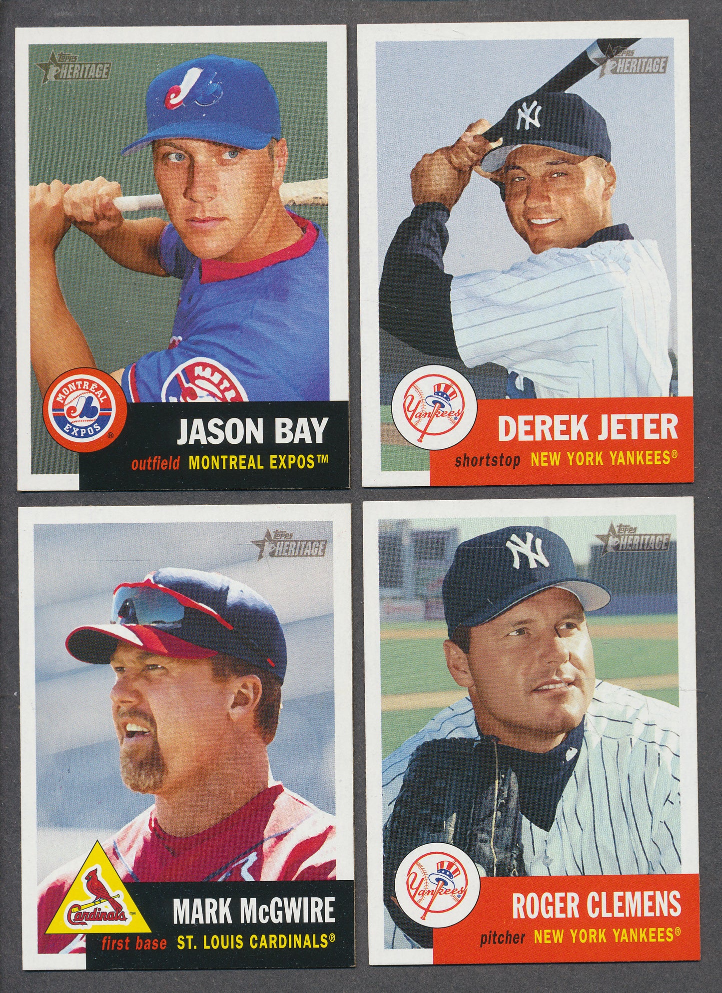 2002 Topps Heritage Baseball Complete Base Set NM/MT