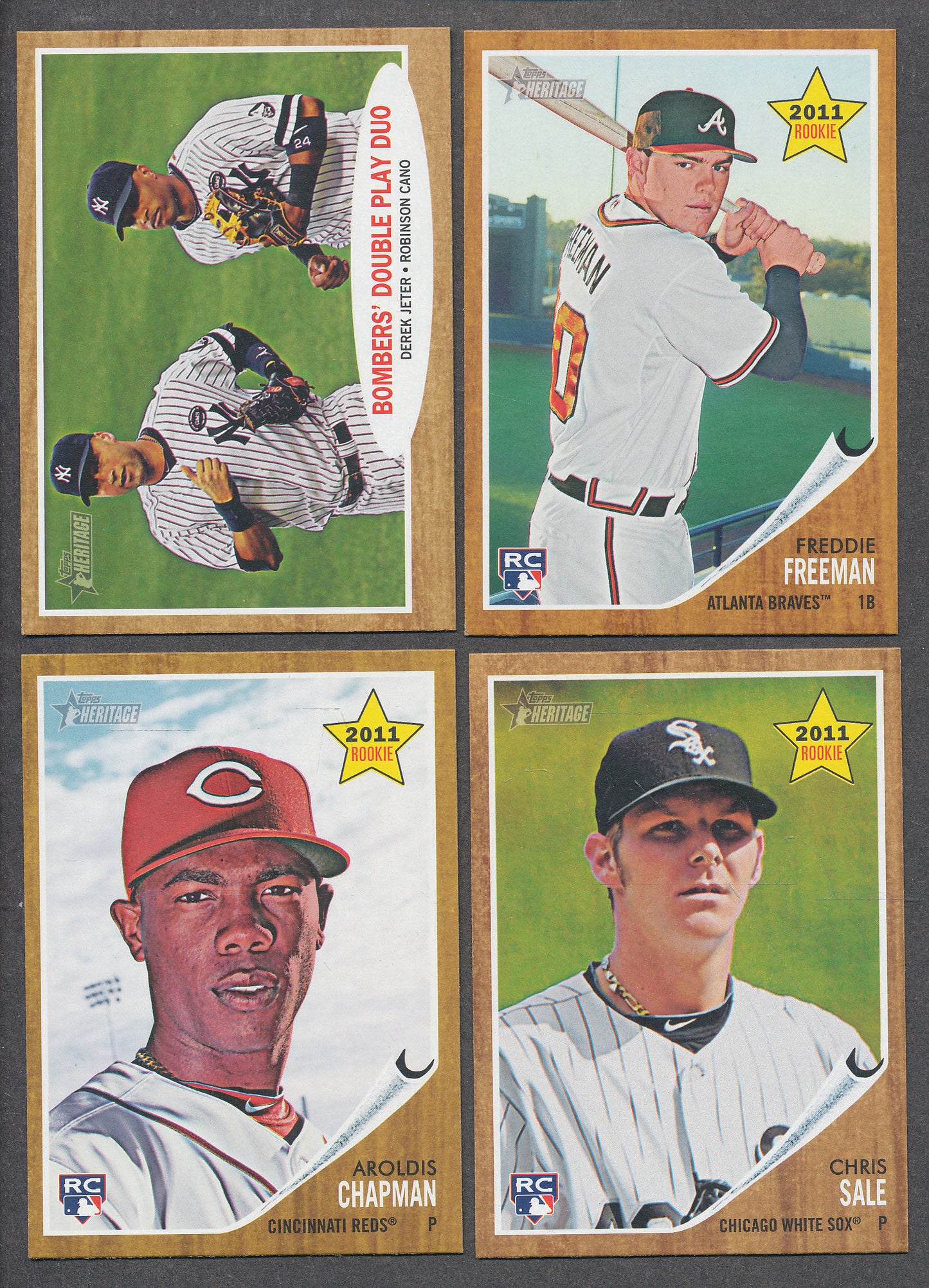 2011 Topps Heritage Baseball Complete Base Set NM/MT