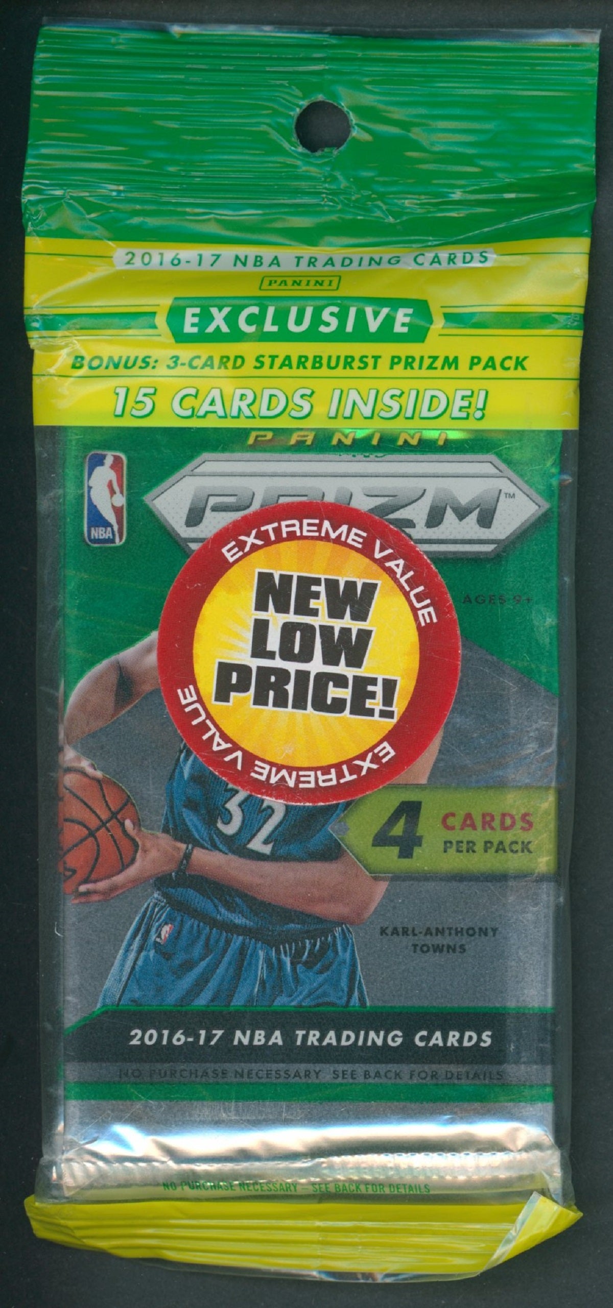 2016/17 Panini Prizm Basketball Unopened Value Pack