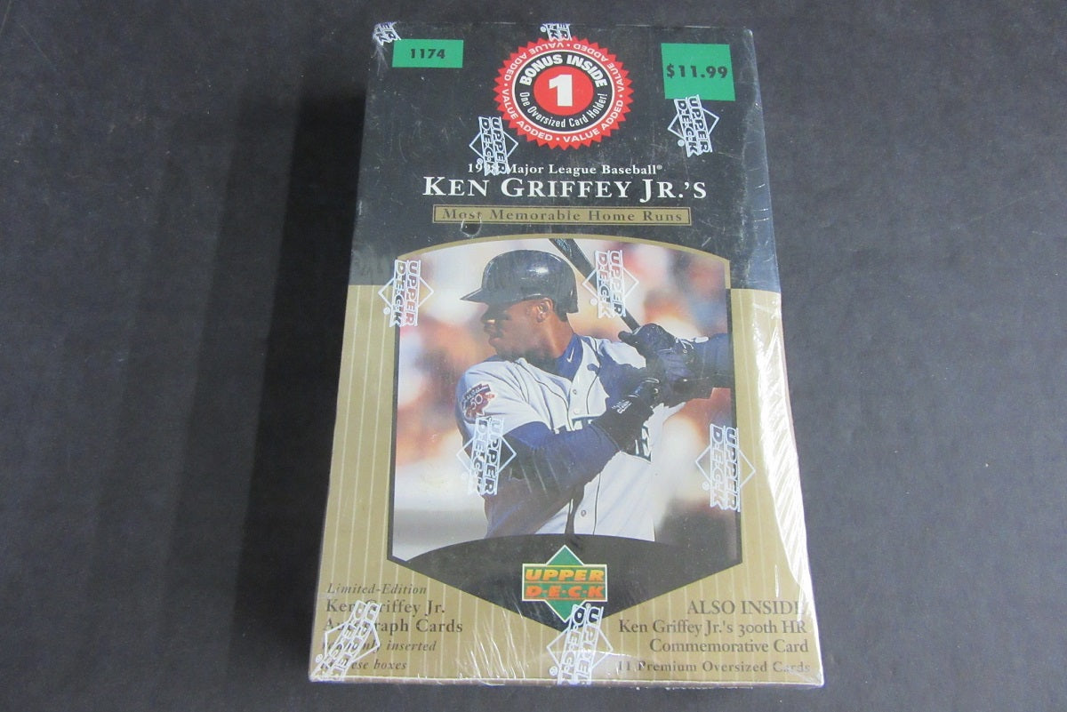 1998 Upper Deck Ken Griffey Jr.'s Memorable Home Runs Box Baseball Card Exchange 1998 Upper Deck Ken Griffey Jr.'s Memorable Home Runs Box Baseball Card Exchange