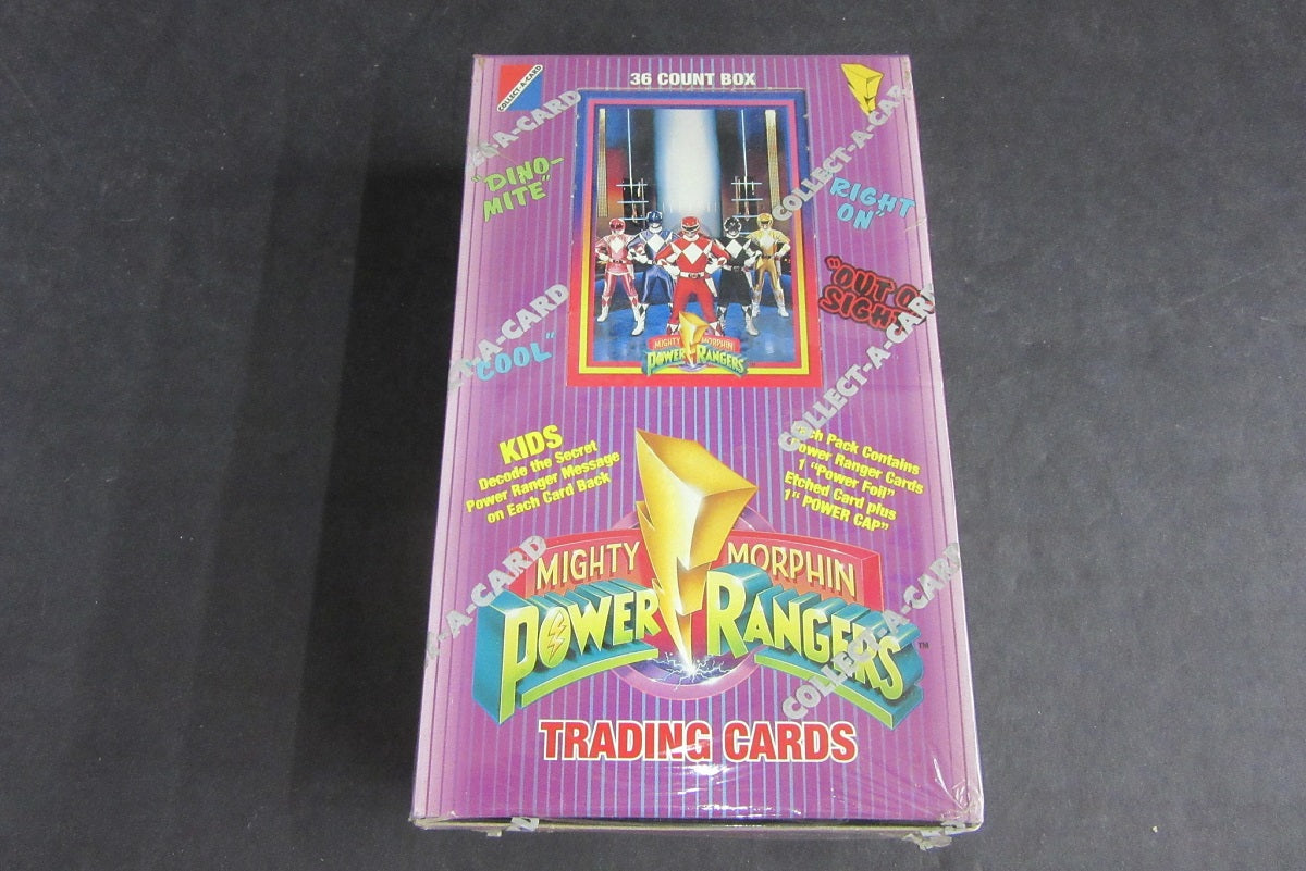 1994 Collect-A-Card Mighty Morphin Power Ranger Series 1 Box