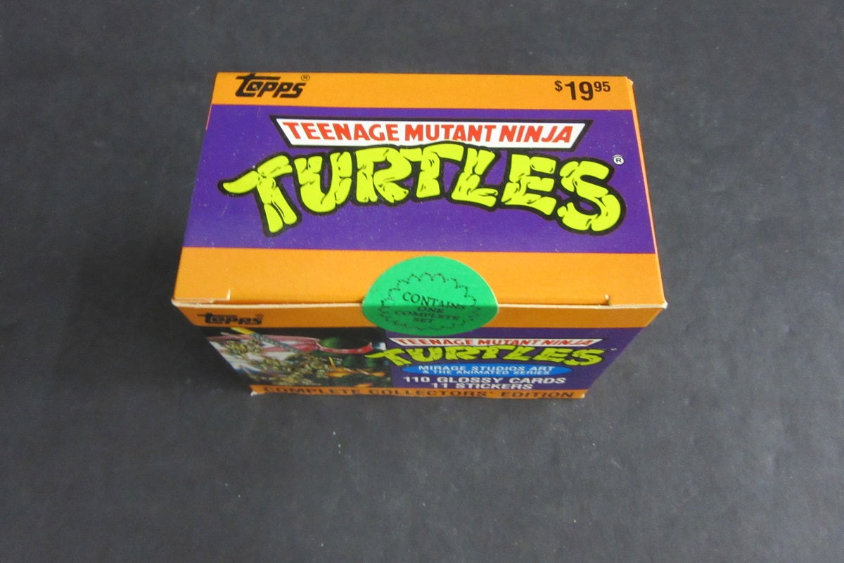 1989 Topps TMNT Teenage Mutant Ninja Turtles Collectors Edition Factory Set