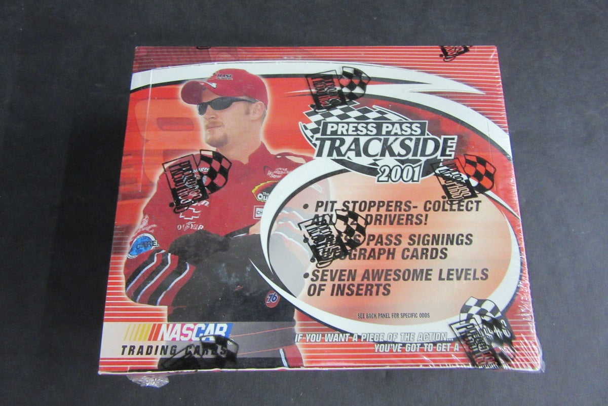 2001 Press Pass Trackside Racing Cards Box (Hobby)