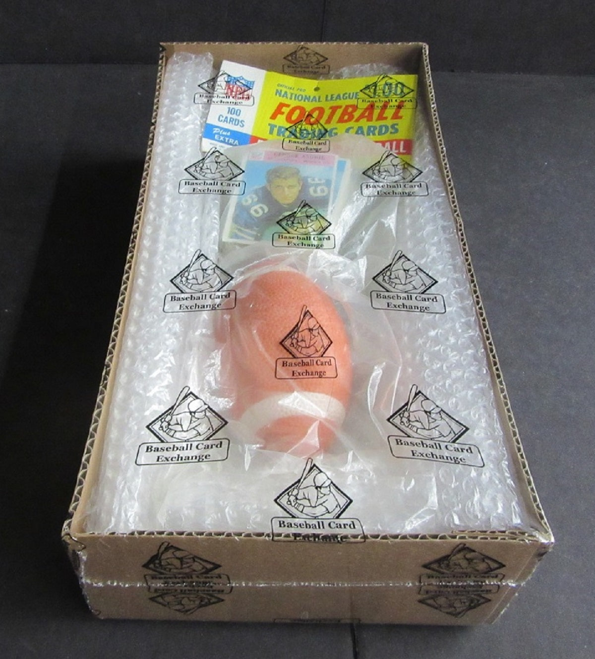 1966 Philadelphia Football Grocery Rack Pack (100 Cards) (BBCE)