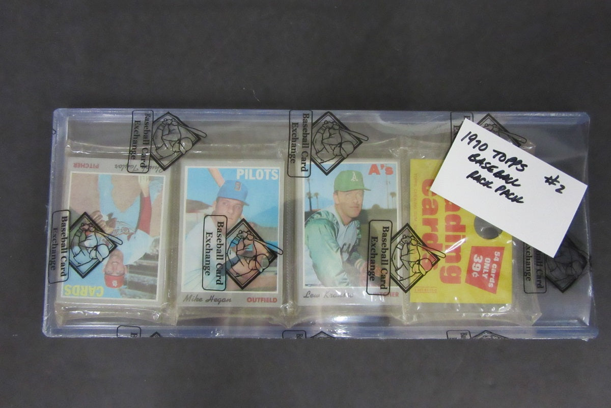 1970 Topps Baseball Unopened Rack Pack (BBCE) #2