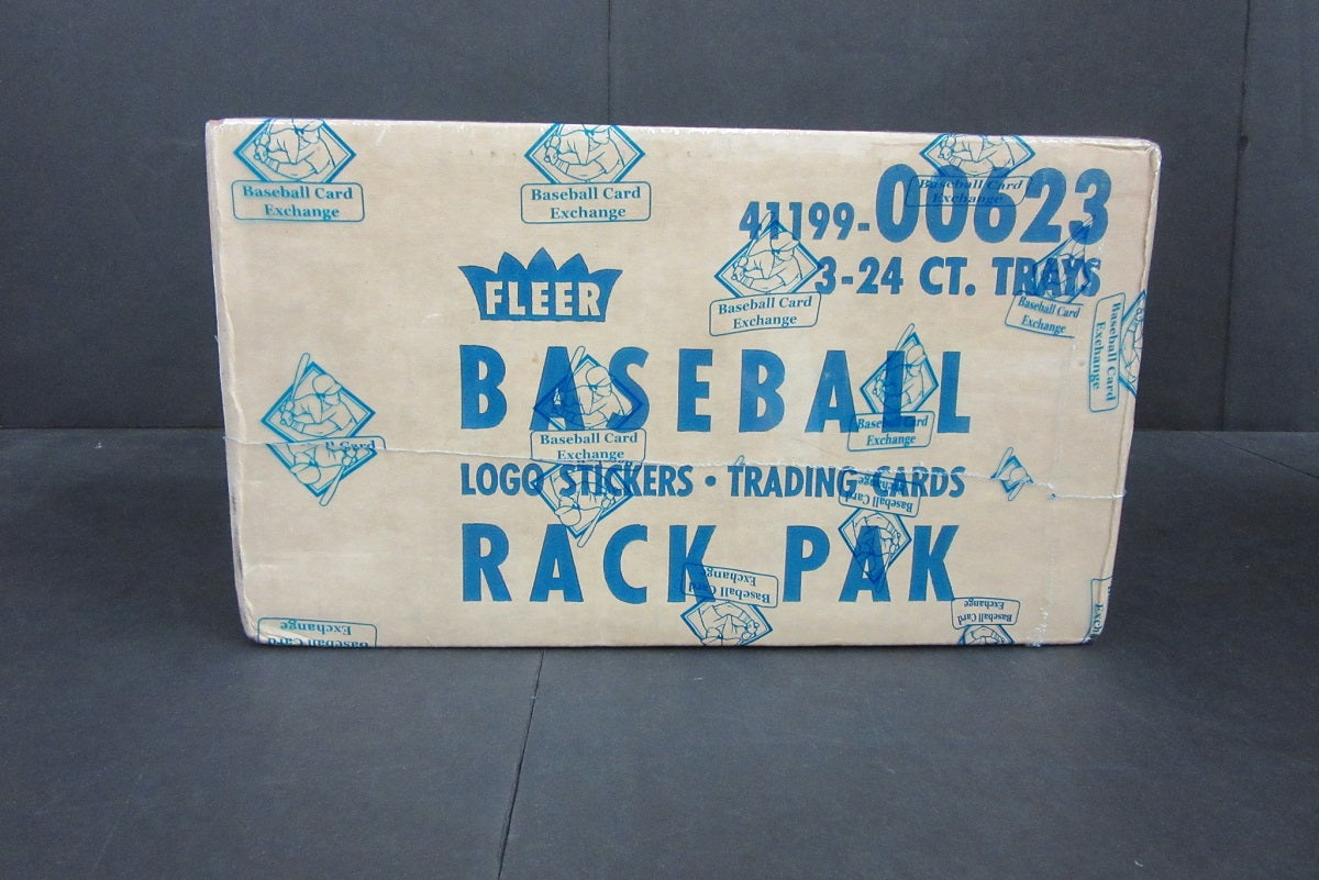 1987 Fleer Baseball Rack Pack Case (3 Box) (BBCE)