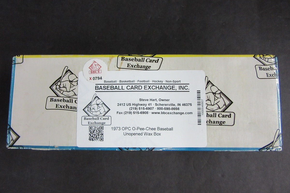 1973 OPC O-Pee-Chee Baseball Unopened Wax Box (BBCE)