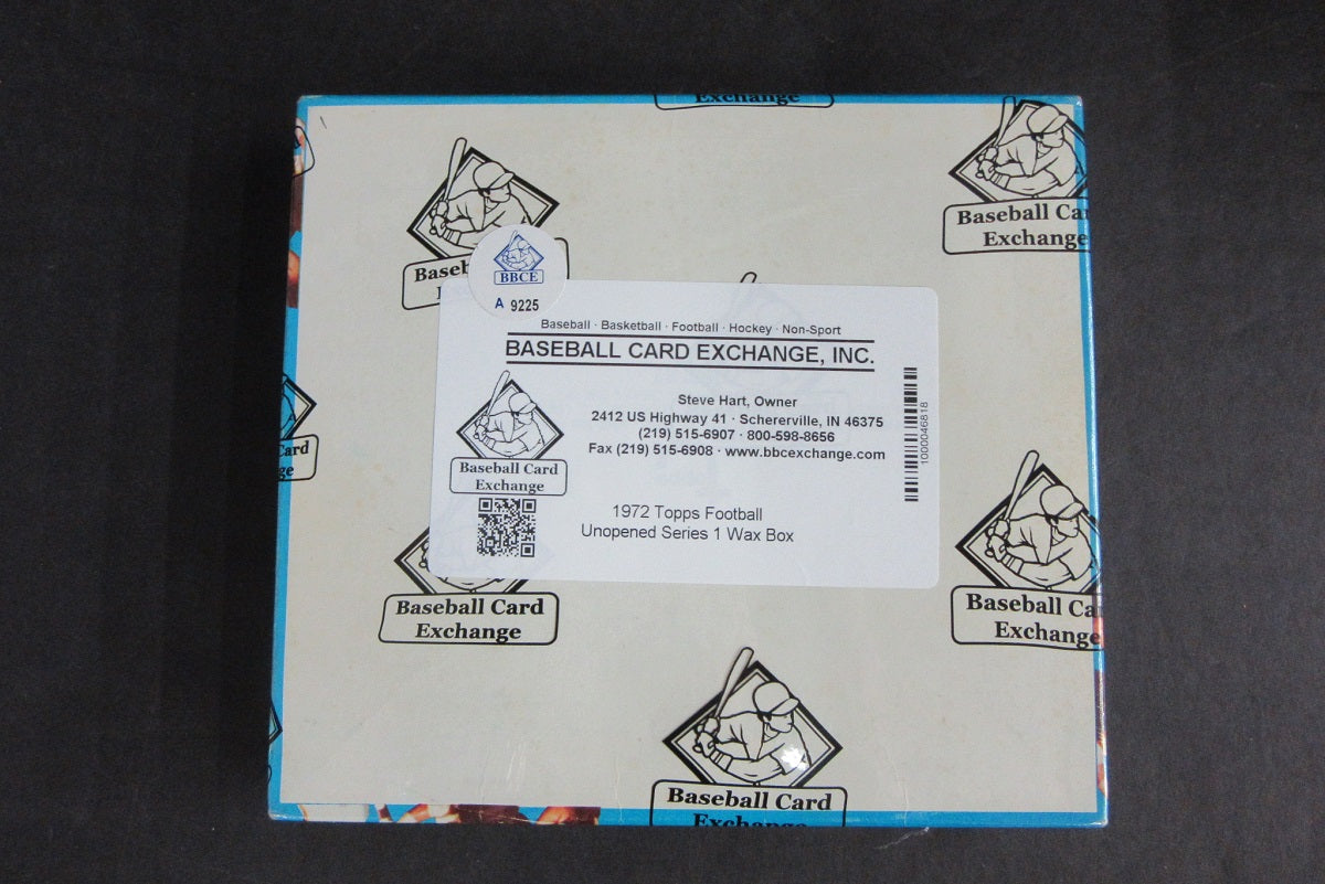 1972 Topps Football Unopened Series 1 Wax Box (BBCE)