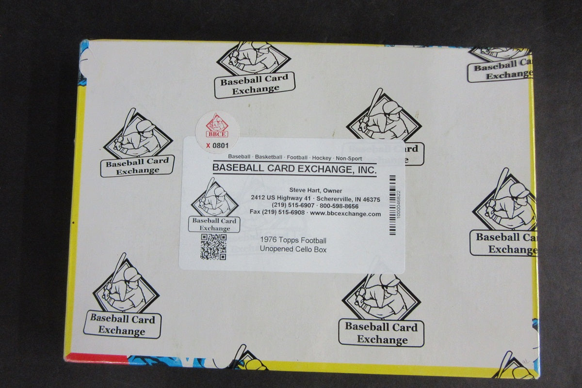 1976 Topps Football Unopened Cello Box (BBCE)