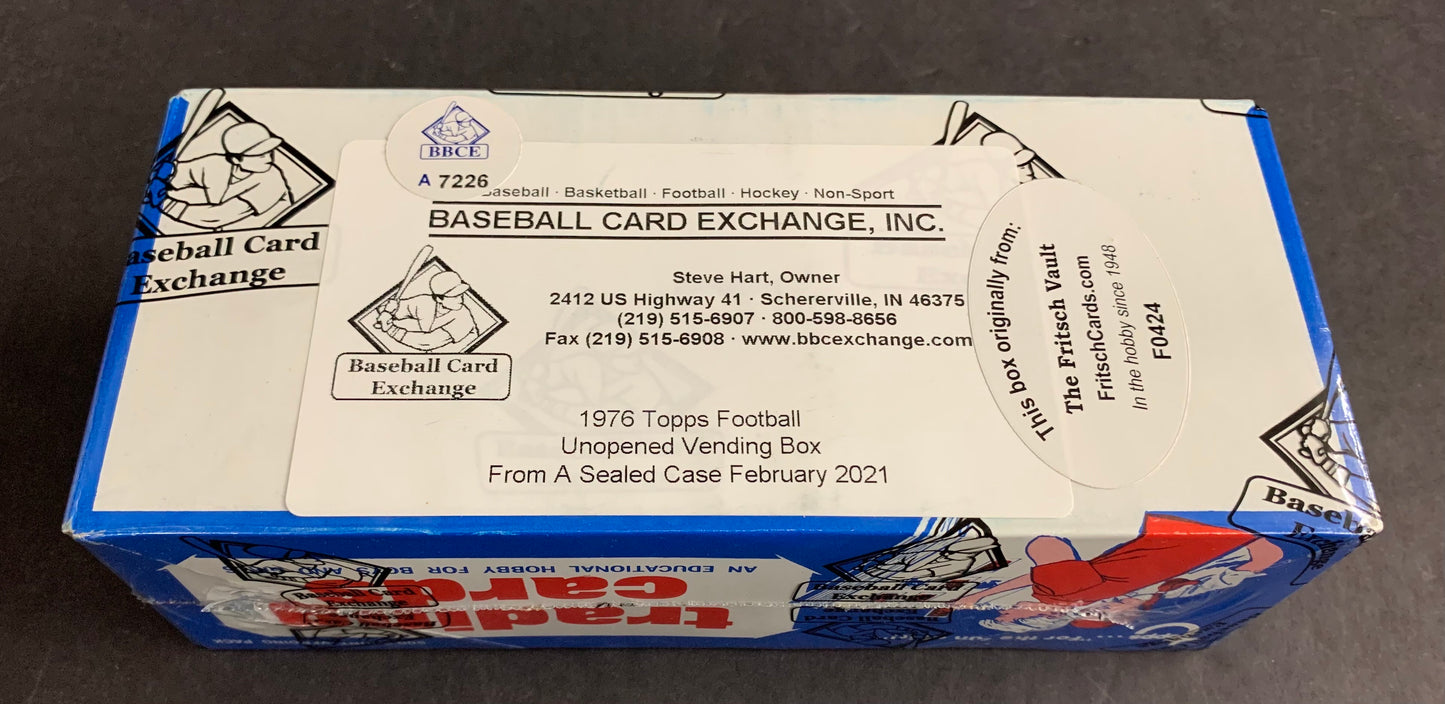 1976 Topps Football Unopened Vending Box (FASC)