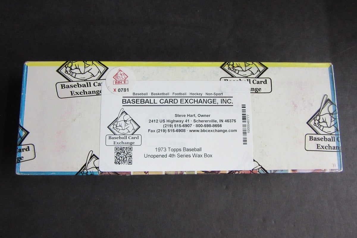1973 Topps Baseball Unopened Series 4 Wax Box (BBCE)