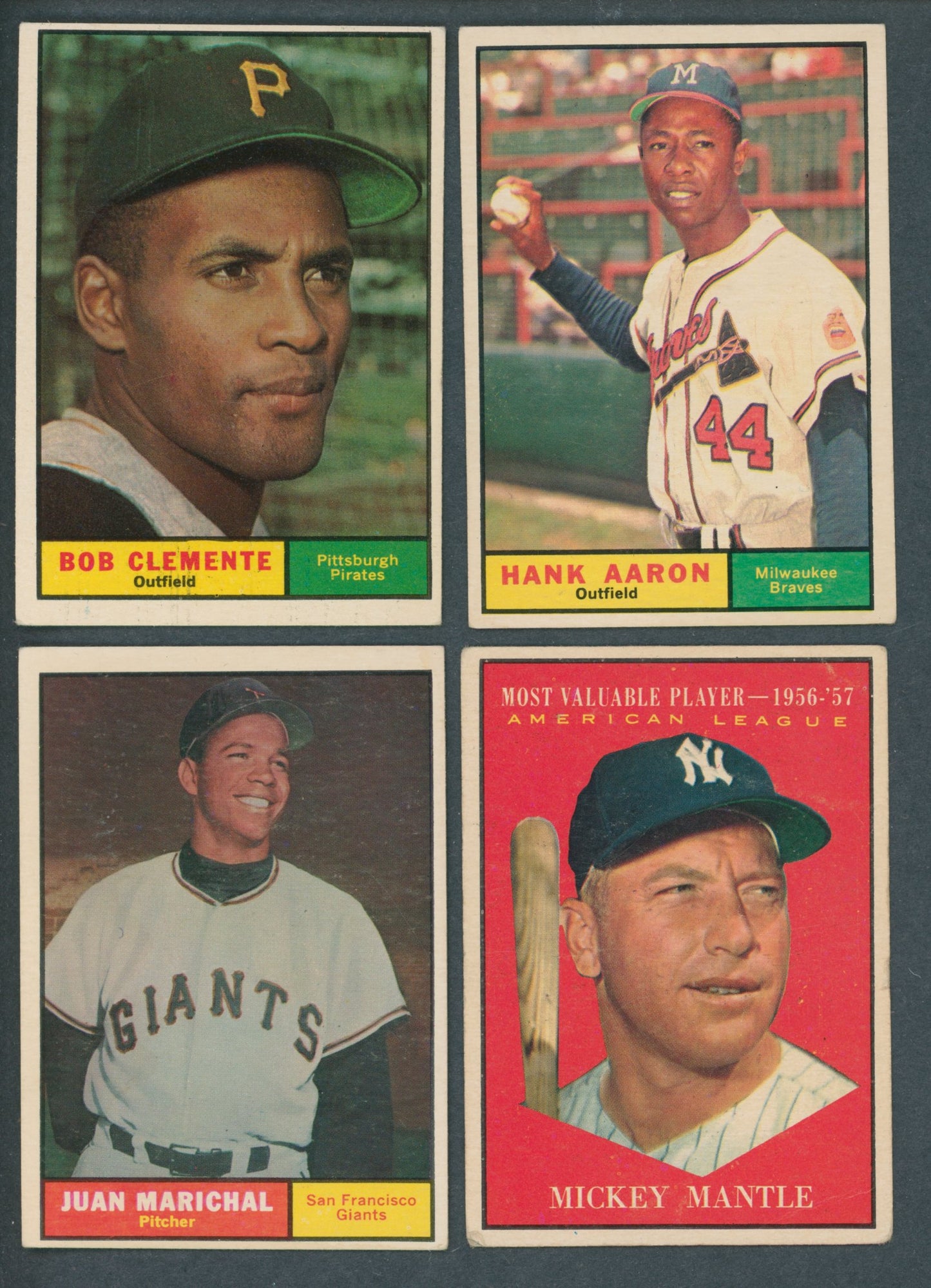 1961 Topps Baseball Near Set (585/587) VG/EX EX