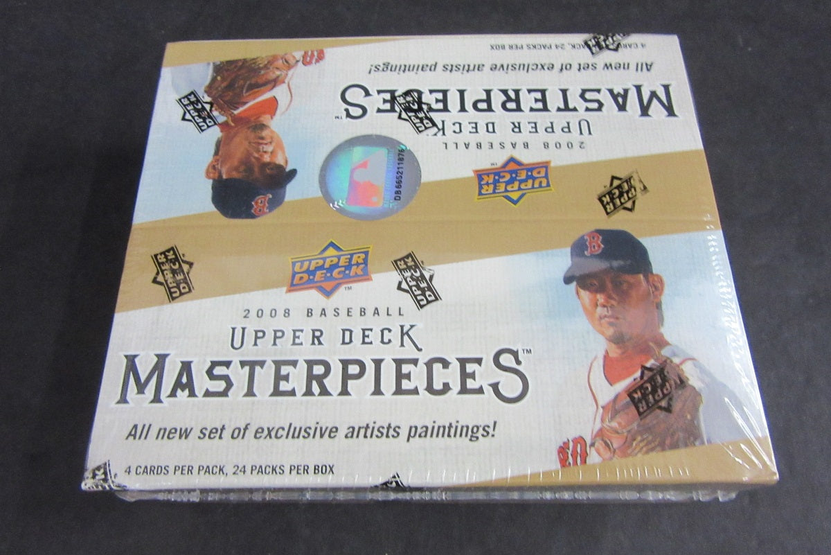 2008 Upper Deck Masterpieces Baseball Box (Retail) (24/4)