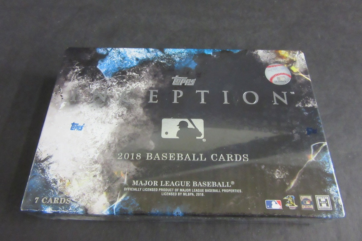 2018 Topps Inception Baseball Box (Hobby)