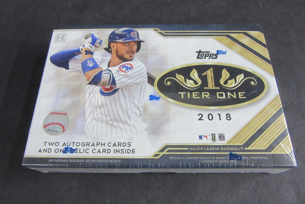 2018 Topps Tier One Baseball Box (Hobby)
