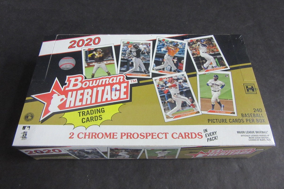 2020 Bowman Heritage Baseball Box (Hobby)
