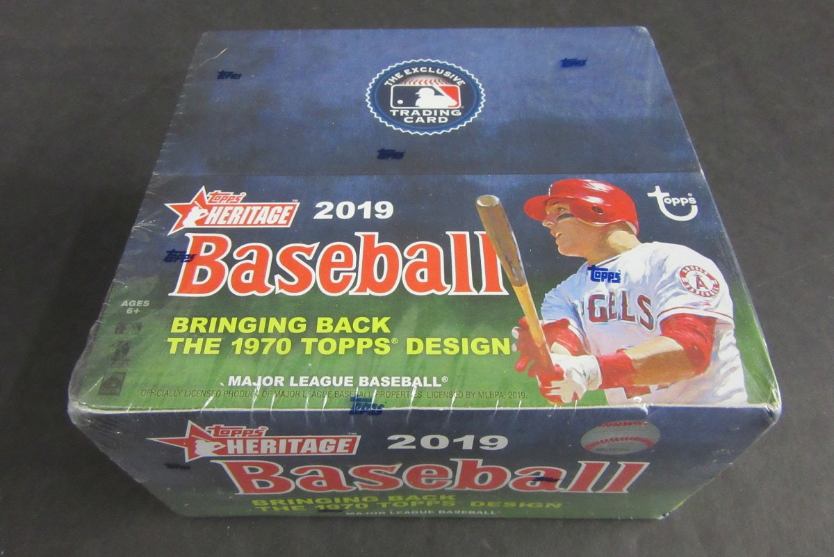 2019 Topps Heritage Baseball Box (Retail)