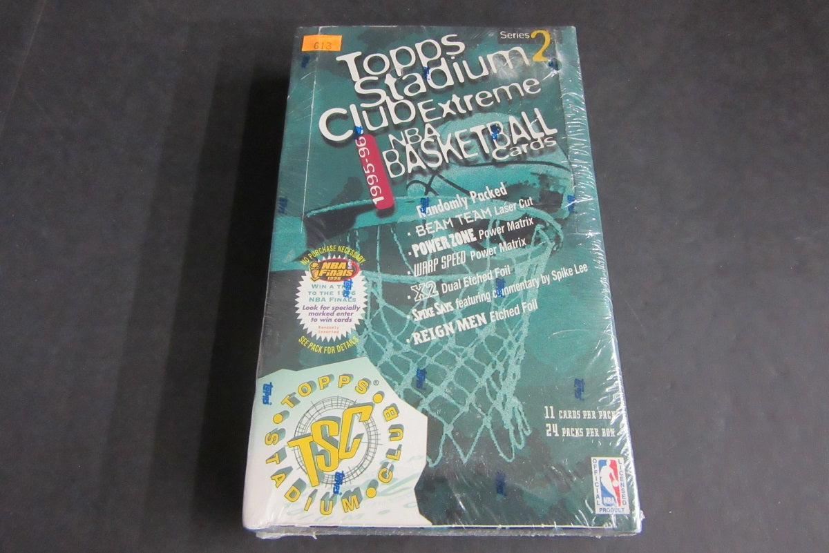 1995/96 Topps Stadium Club Basketball Series 2 Box (Retail) (24/11)