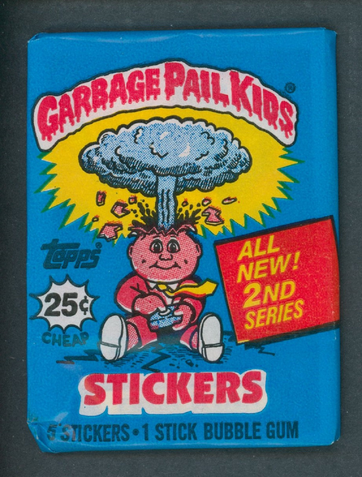1985 Topps Garbage Pail Kids Series 2 Unopened Wax Pack (w/ price)