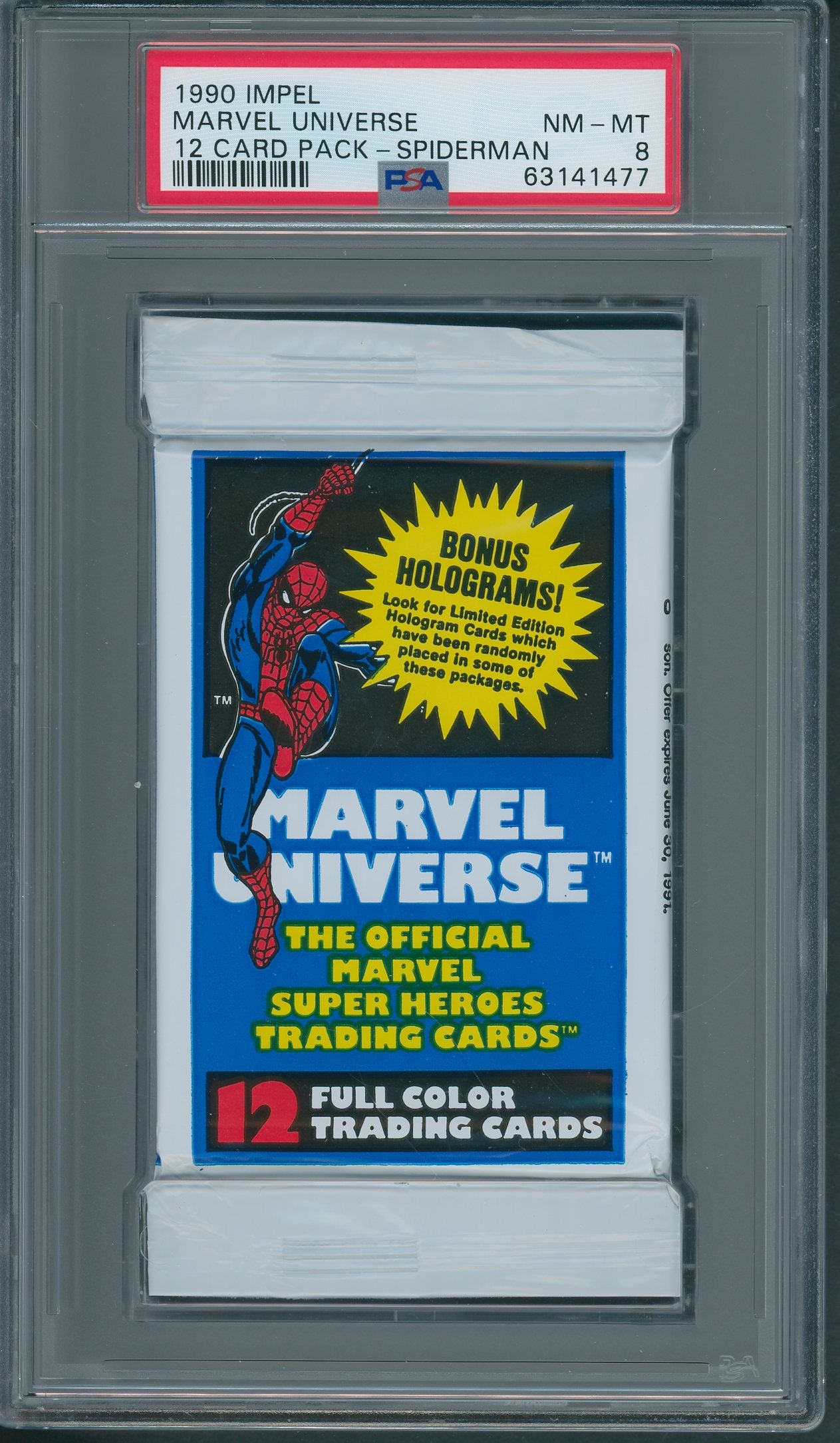 1990 pokemon cards unopened 1990 Impel Marvel Universe Unopened Series 1 Pack Spiderman PSA 8 – Baseball Card Exchange