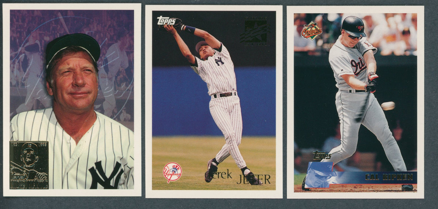 1996 Topps Baseball Complete Set (440) NM/MT MT