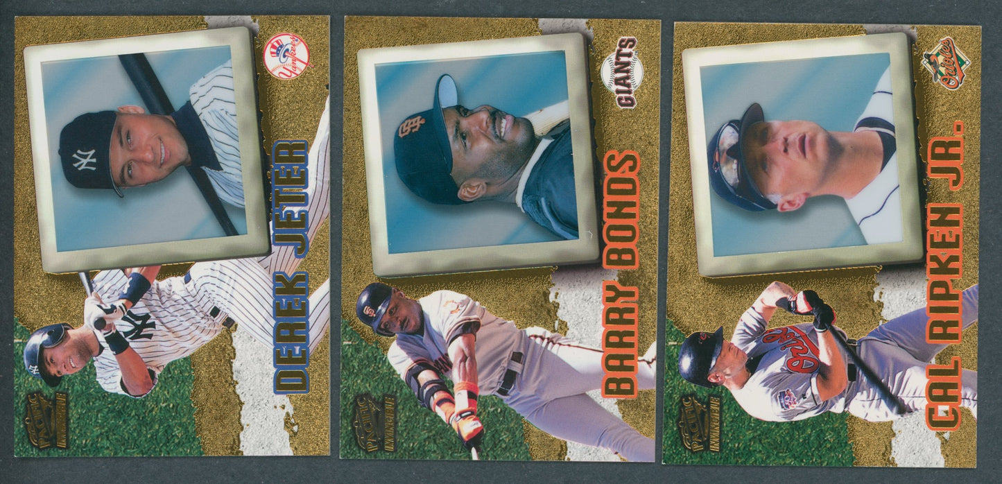 1998 Pacific Invincible Baseball Complete Set (150) NM/MT MT