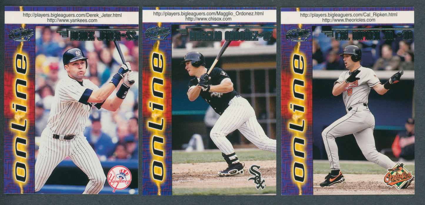 1998 Pacific Online Baseball Complete Set (800) NM/MT MT