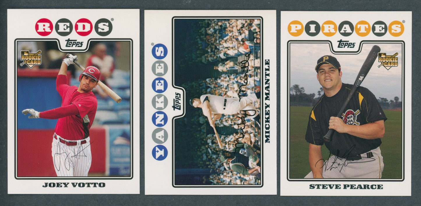 2008 Topps Baseball Complete Set (660) NM/MT MINT