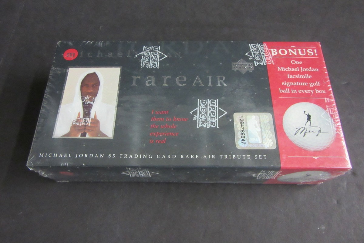 1997 Upper Deck Basketball Michael Jordan Rare Air Factory Set (w/ Golf Ball)