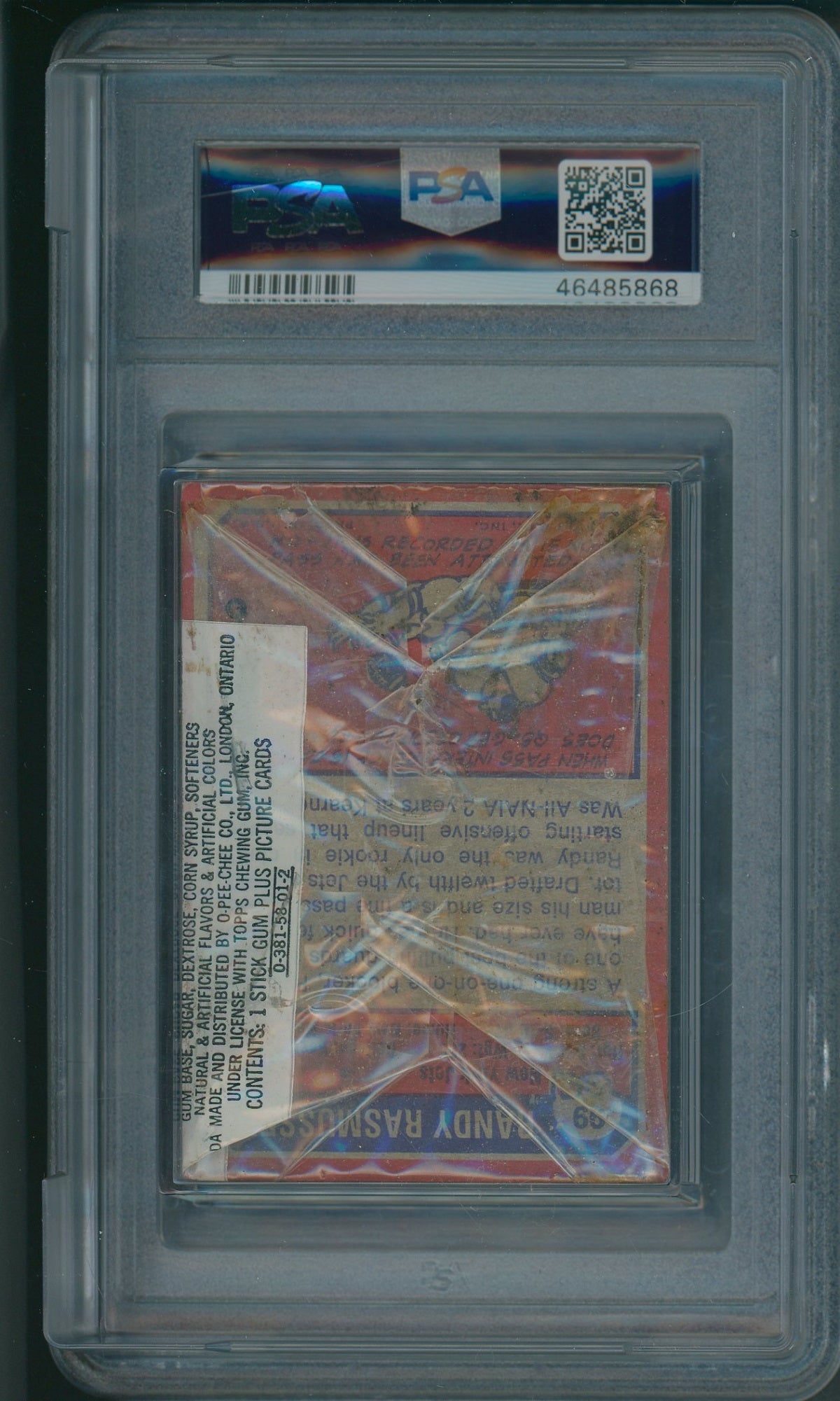 1973 Topps Football Cello Unopened Cello Pack PSA 5 *5868 (Read)