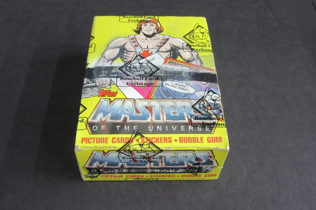 1984 Topps Masters Of The Universe Unopened Wax Box (BBCE) (X-Out)