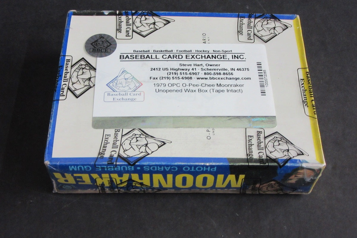 1979 OPC O-Pee-Chee James Bond 007 Moonraker Unopened Wax Box (Tape) (BBCE)