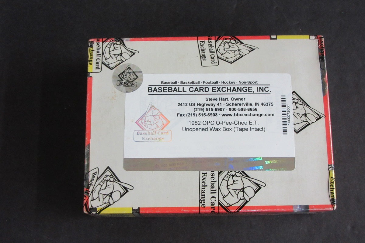 1982 OPC O-Pee-Chee E.T. The Extra-Terrestrial Unopened Wax Box (Tape) (BBCE)