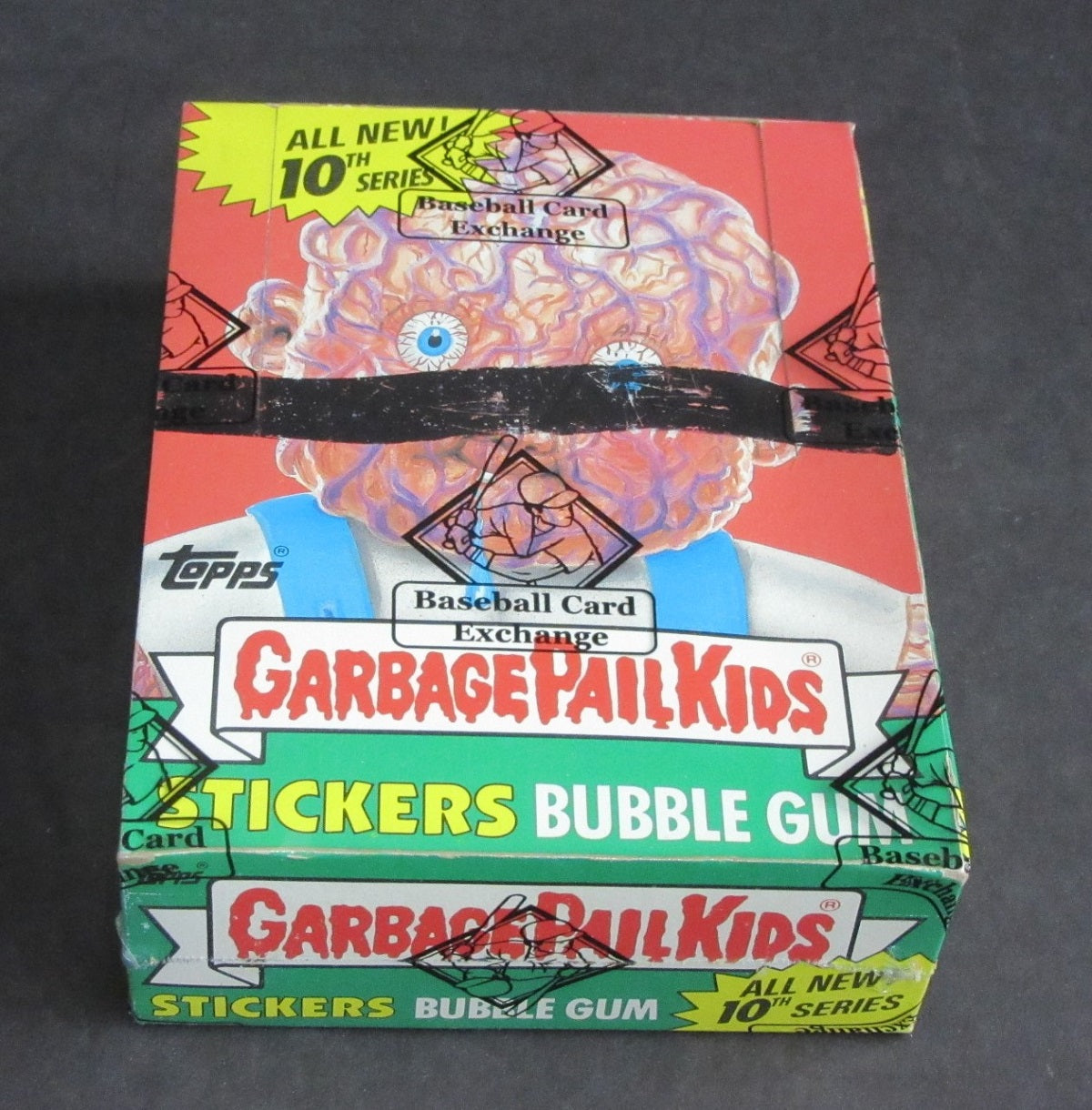 1987 Topps Garbage Pail Kids Series 10 Unopened Wax Box (w/ price) (X-Out) (Poster) (BBCE)