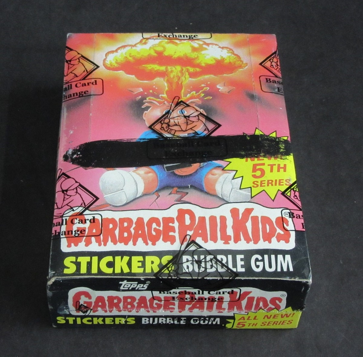 1986 Topps Garbage Pail Kids Series 5 Unopened Wax Box (w/ price) (X-Out) (Poster) (BBCE)