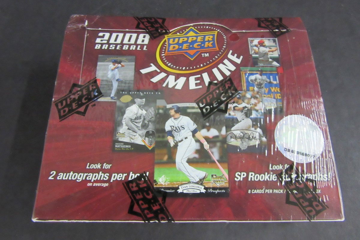 2008 Upper Deck Timeline Baseball Box (Hobby)