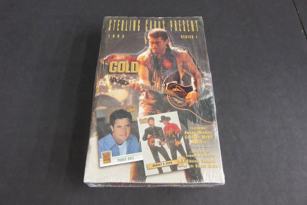 1993 Sterling Cards Country Gold Series 1 Box (36/9)