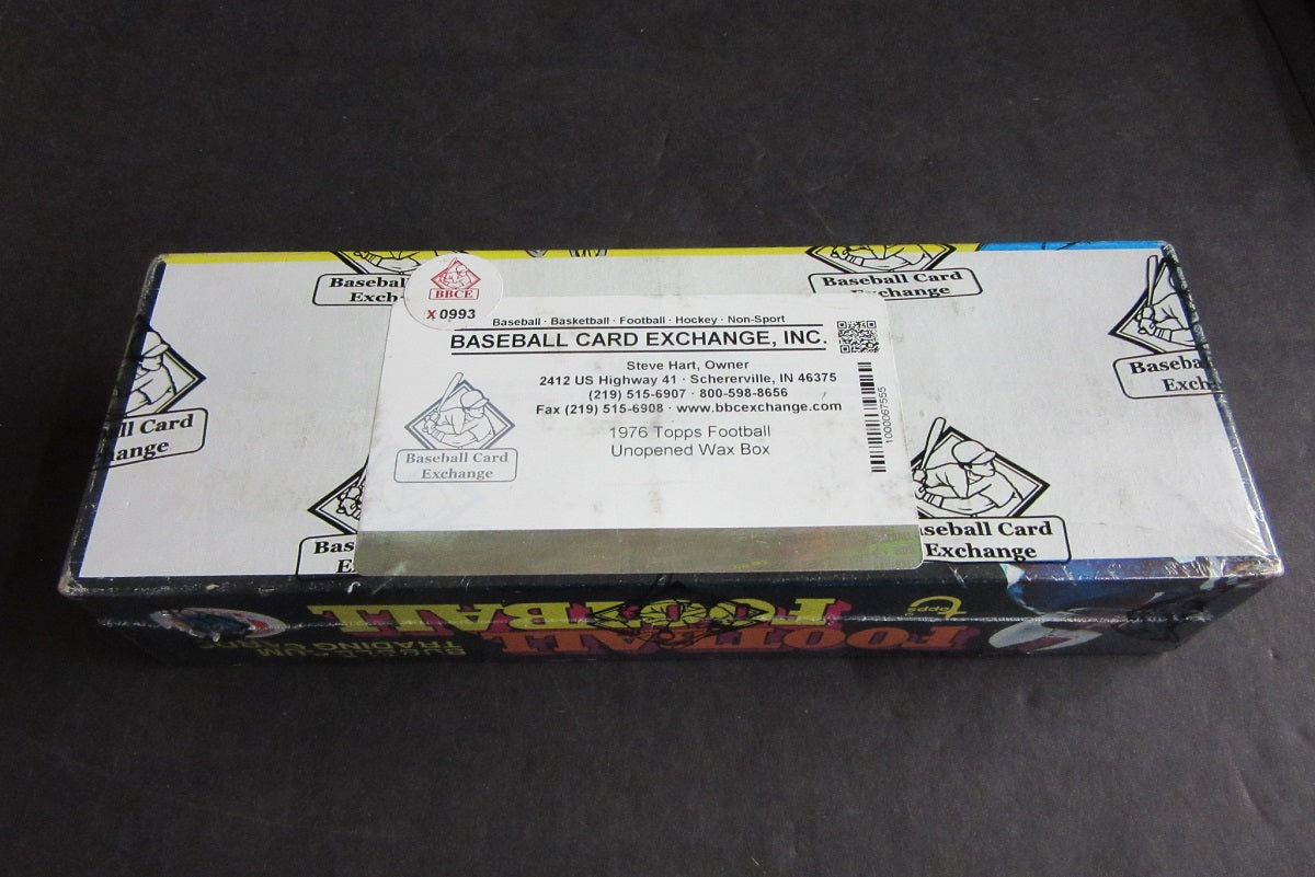 1976 Topps Football Unopened Wax Box (BBCE)