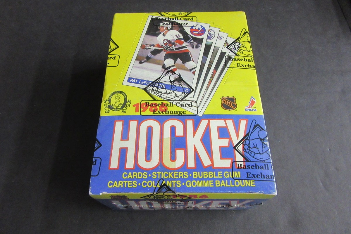 1985/86 OPC O-Pee-Chee Hockey Unopened Wax Box (BBCE) (X1074)