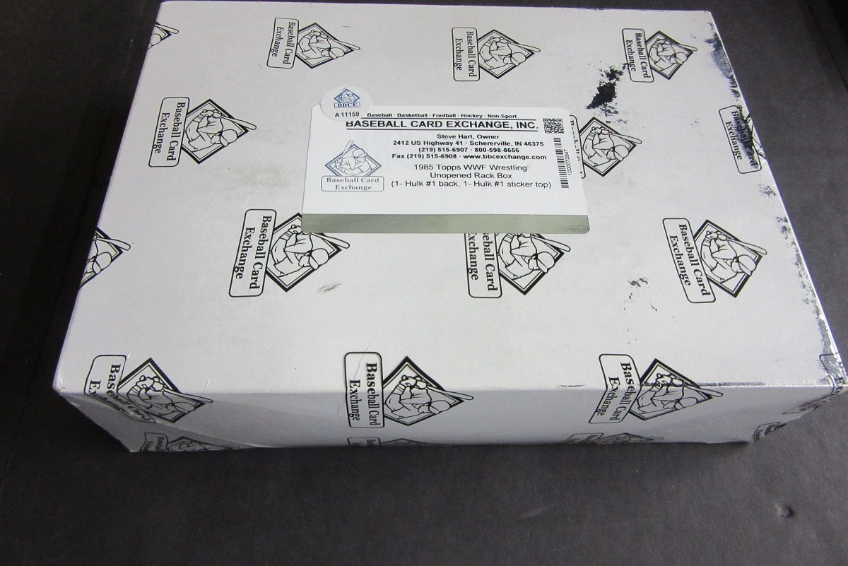1985 Topps WWF Pro Wrestling Stars Unopened Rack Box (BBCE) (A11159) (Read)