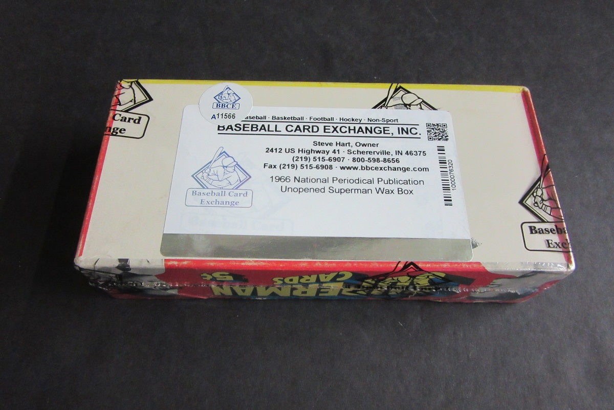 1966 National Periodical Superman Unopened Wax Box (BBCE) (A11566)