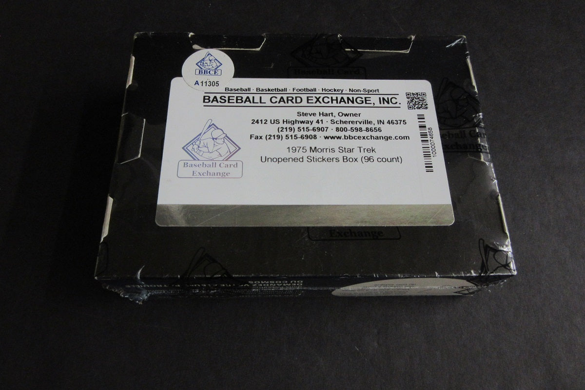 1975 Morris Star Trek Stickers Unopened Box (96 Pack) (BBCE)