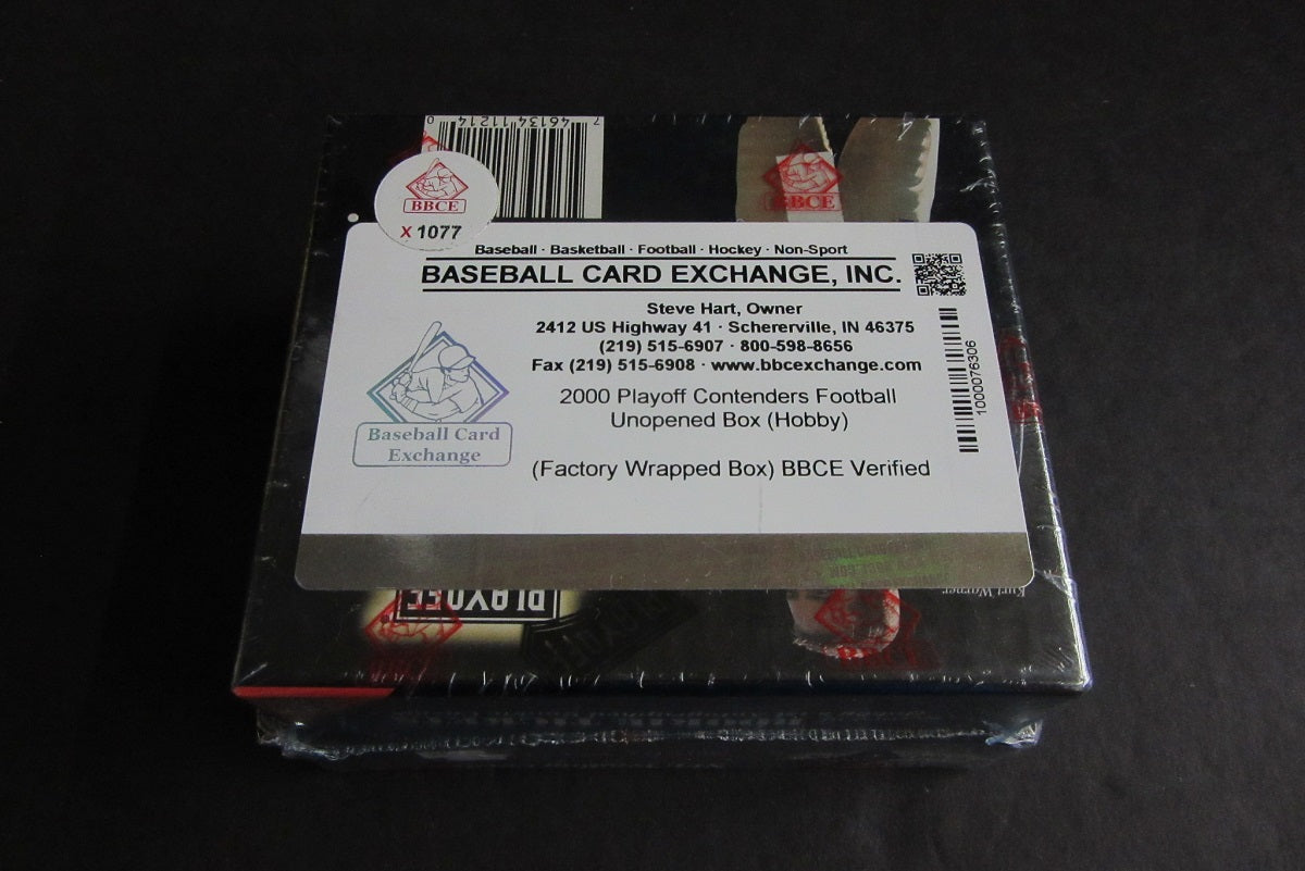 2000 Playoff Contenders Football Box (Hobby) (BBCE) (X1077)
