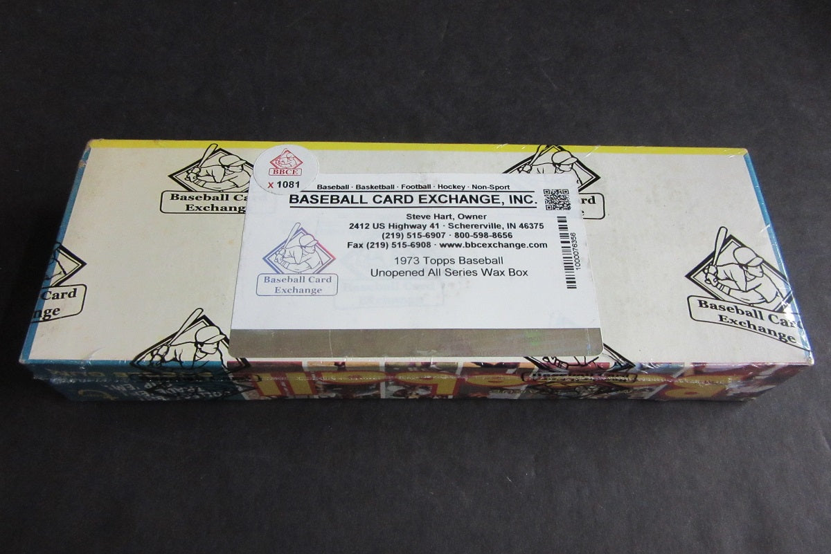 1973 Topps Baseball Unopened All Series Wax Box (BBCE) (X1081)