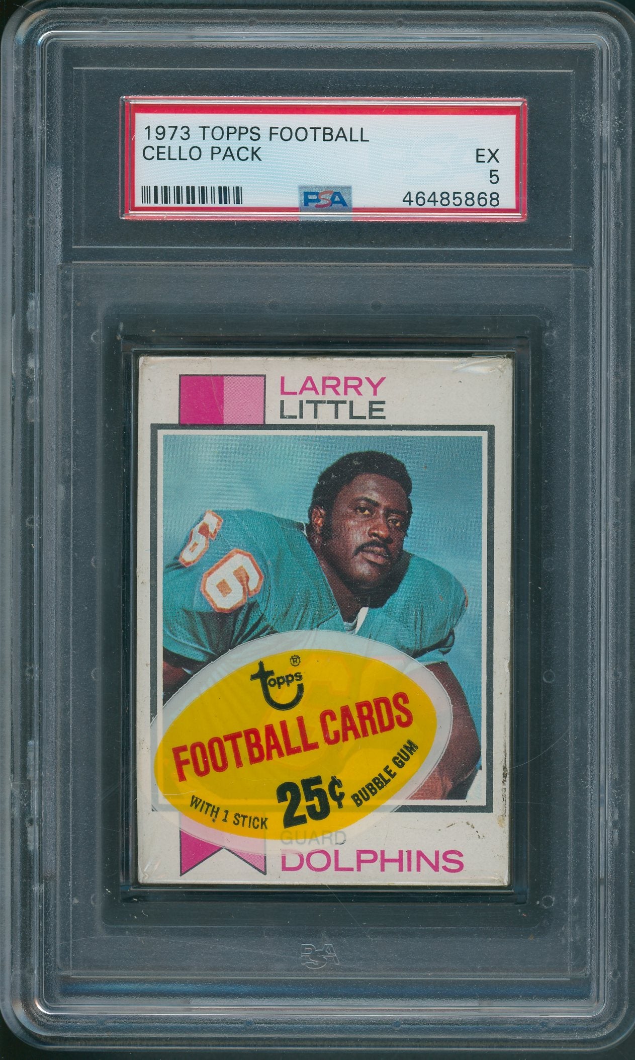 1973 Topps Football Cello Pack PSA 5 *5868