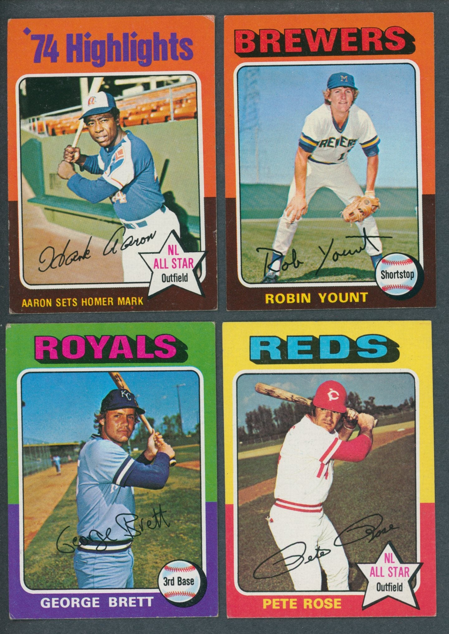 Sold at Auction: Lot of (7) 1977 Topps Baseball Star Player Cards