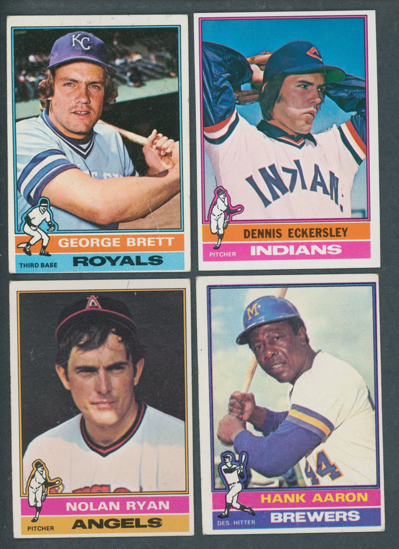 1976 Topps Baseball Near Complete Signed Set Signed Baseball Card Set