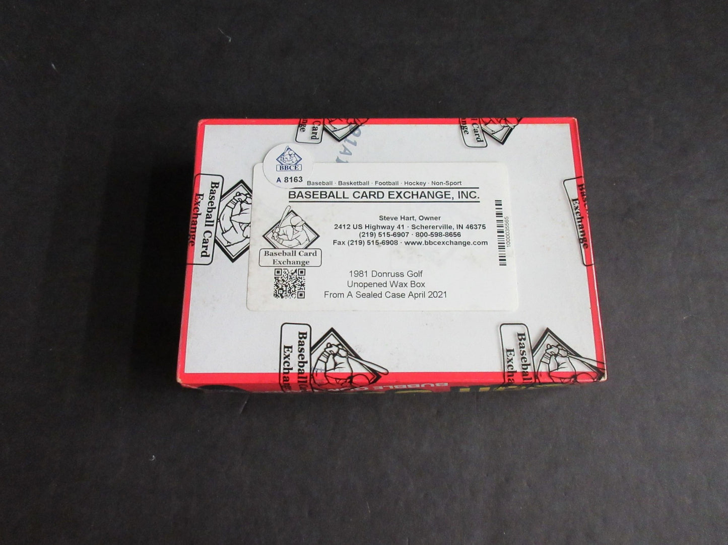 1981 Donruss Golf Unopened Wax Box (FASC)